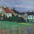 HOUSES WITH FRONT GARDENS Alexej von Jawlensky Expressionism